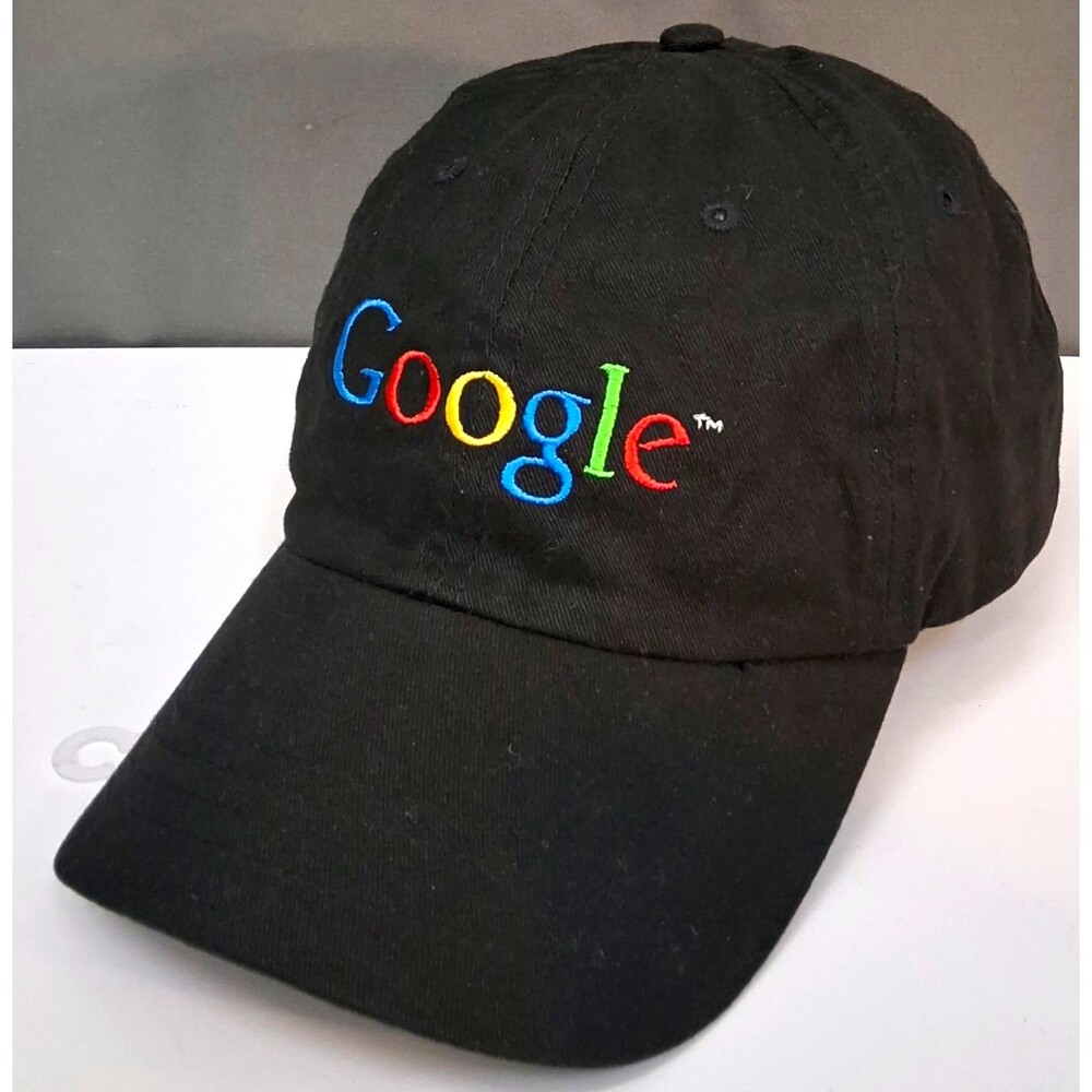 Vintage Google Hat 25 Years of CHI 1982-2007 Employee Promo Cap Black NWOT Rare